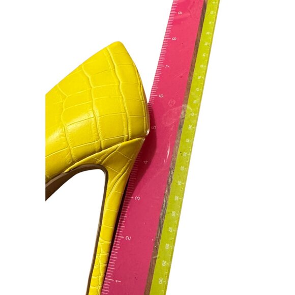 JustFab Yellow Size 8.5 - Picture 6 of 6